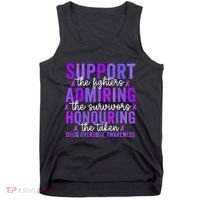 Support Fighters Honouring Taken Drug Overdose Awareness Tank Top thumb 0