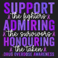 Support Fighters Honouring Taken Drug Overdose Awareness Golf Towel thumb 3