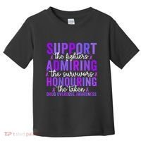 Support Fighters Honouring Taken Drug Overdose Awareness Toddler T-Shirt thumb 0