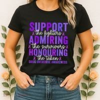 Support Fighters Honouring Taken Drug Overdose Awareness Women's T-Shirt thumb 2