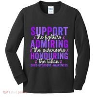 Support Fighters Honouring Taken Drug Overdose Awareness Kids Long Sleeve Shirt thumb 0