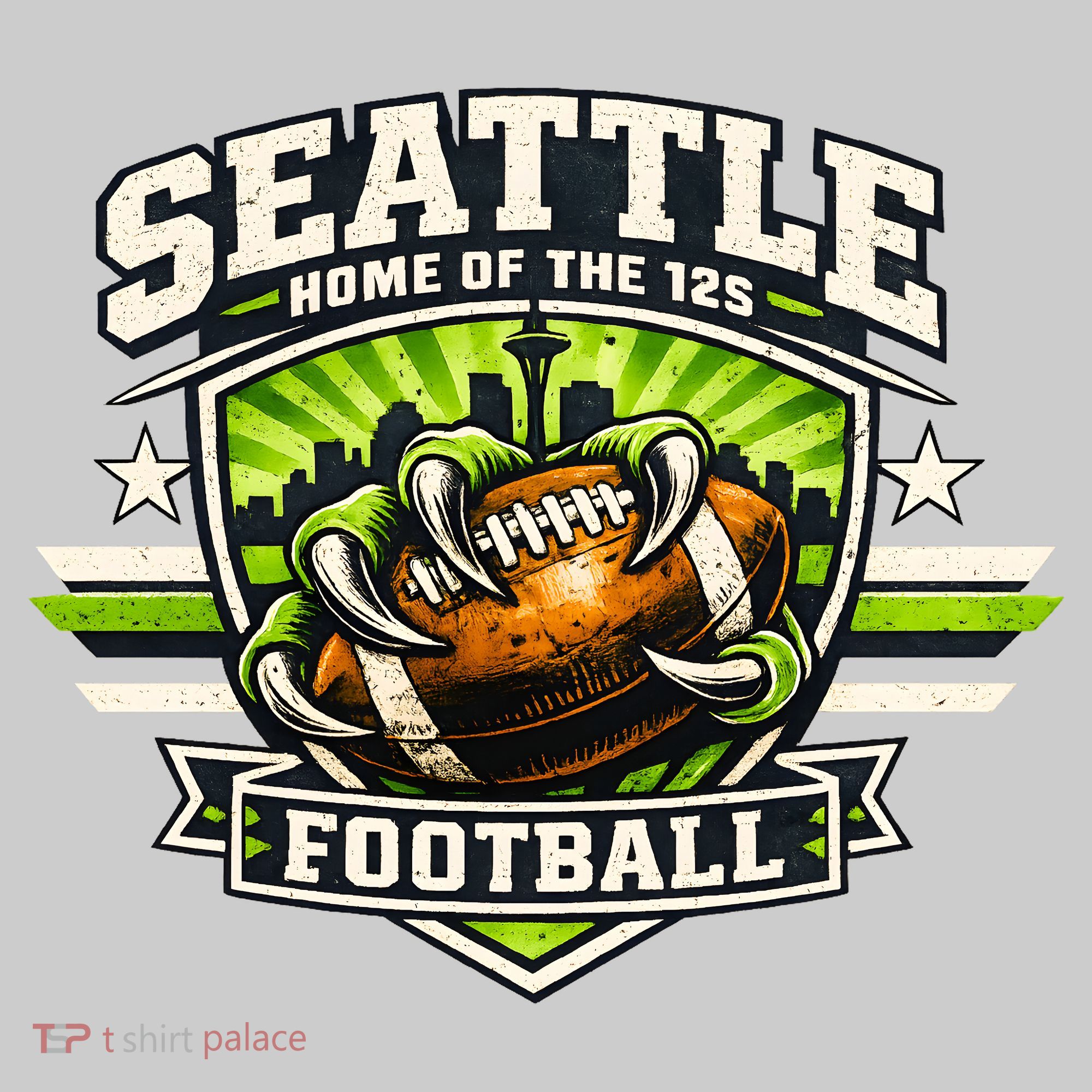 Seattle Football Home Of The 12s T-Shirt
