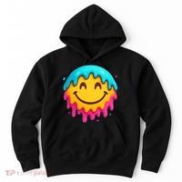 Smile Face Ice-Cream Drip Hoodie thumb 0
