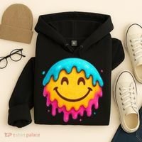 Smile Face Ice-Cream Drip Hoodie thumb 4