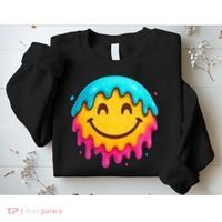 Smile Face Ice-Cream Drip Sweatshirt thumb 2