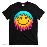 Smile Face Ice-Cream Drip T-Shirt thumb 0