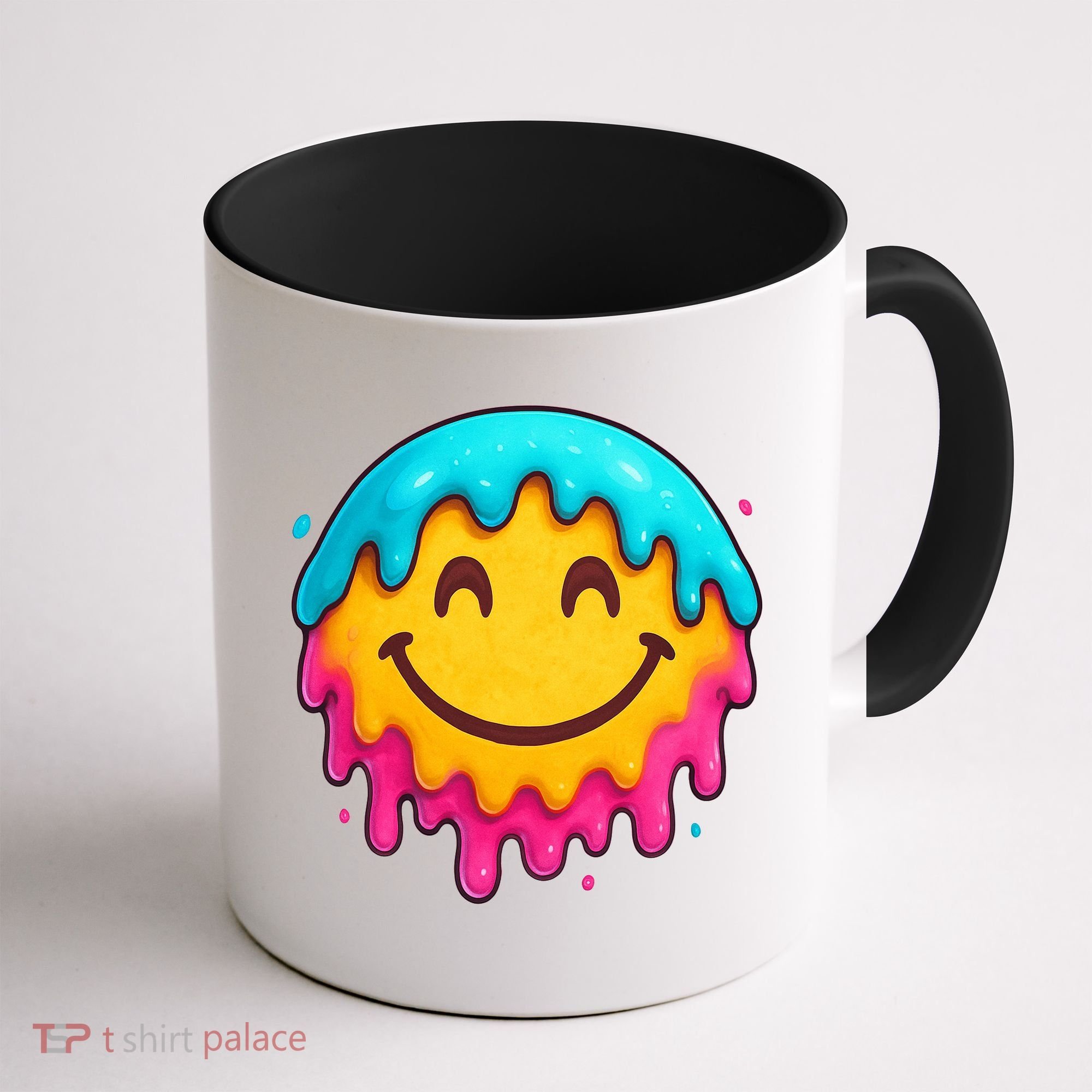 Smile Face Ice-Cream Drip Coffee Mug