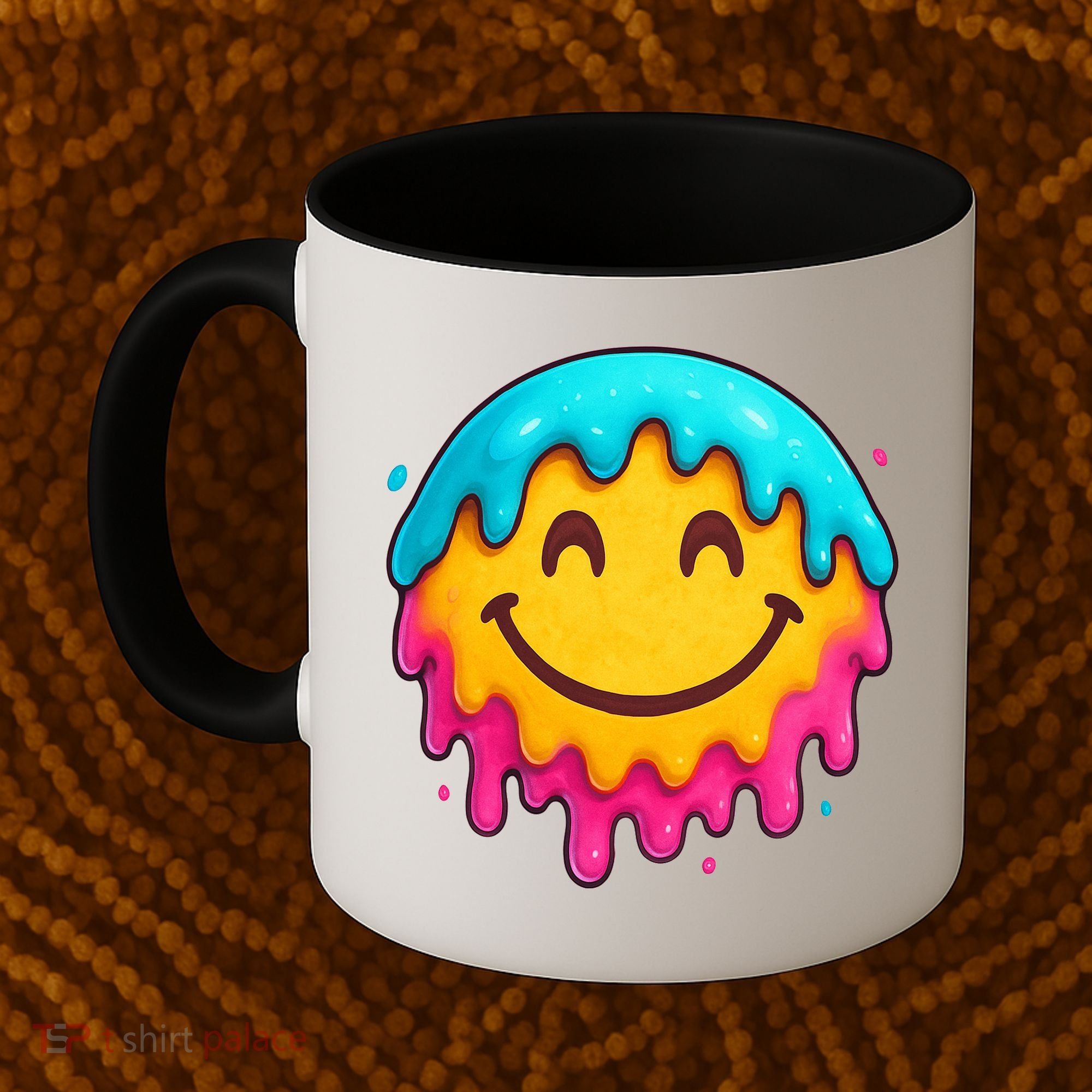 Smile Face Ice-Cream Drip Coffee Mug