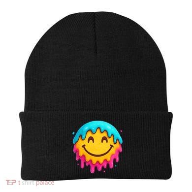 Smile Face Ice-Cream Drip Beanie