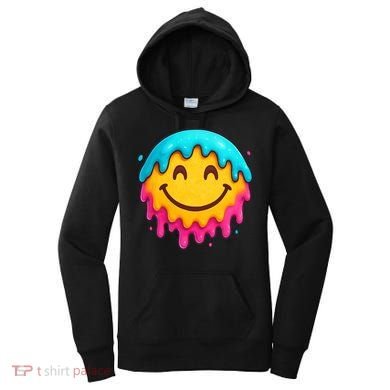 Smile Face Ice-Cream Drip Women's Hoodie