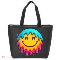 Smile Face Ice-Cream Drip Tote Bag thumb 0