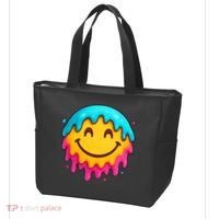 Smile Face Ice-Cream Drip Tote Bag thumb 3