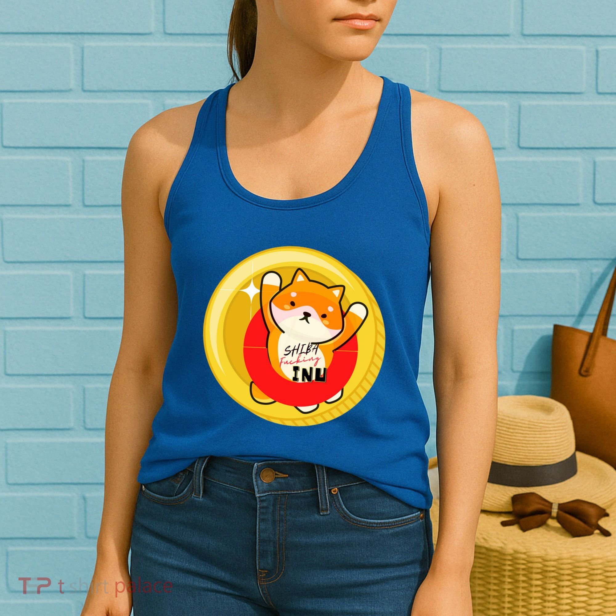 Shiba Fcking Inu Women's Tank Top