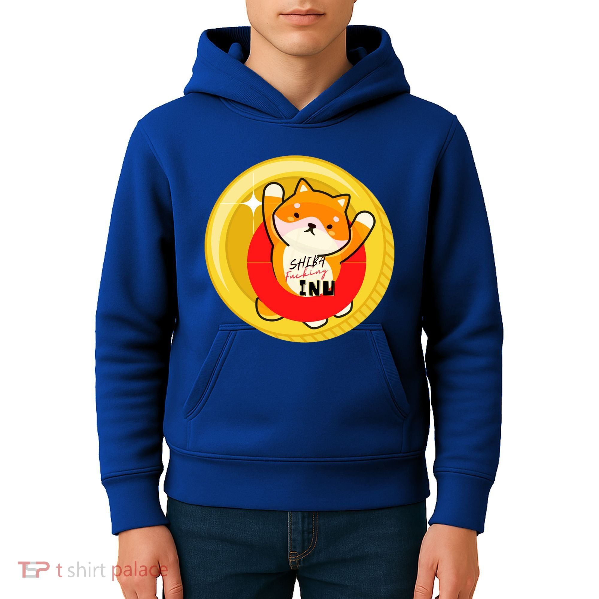 Shiba Fcking Inu Kids Hoodie