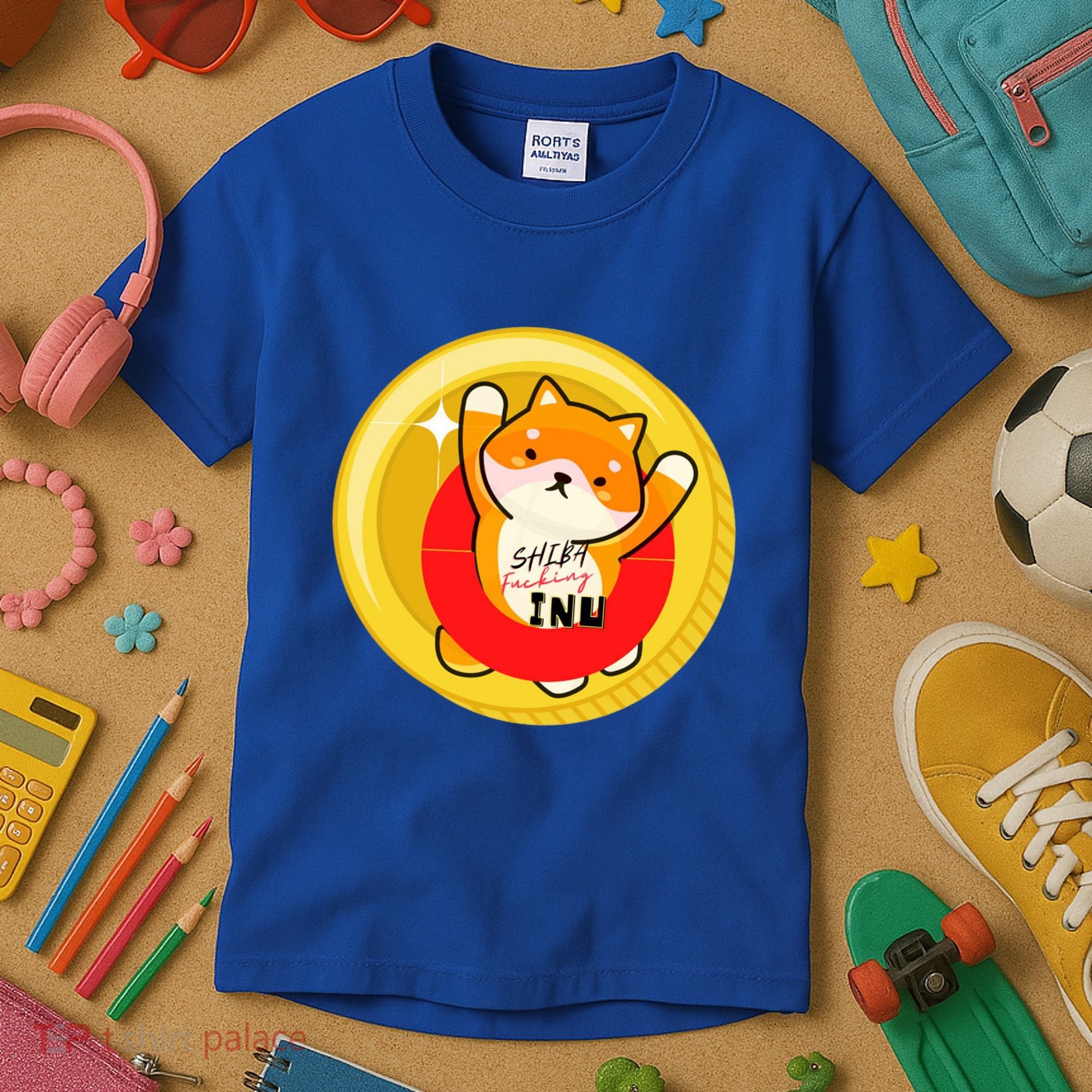 Shiba Fcking Inu Kids T-Shirt