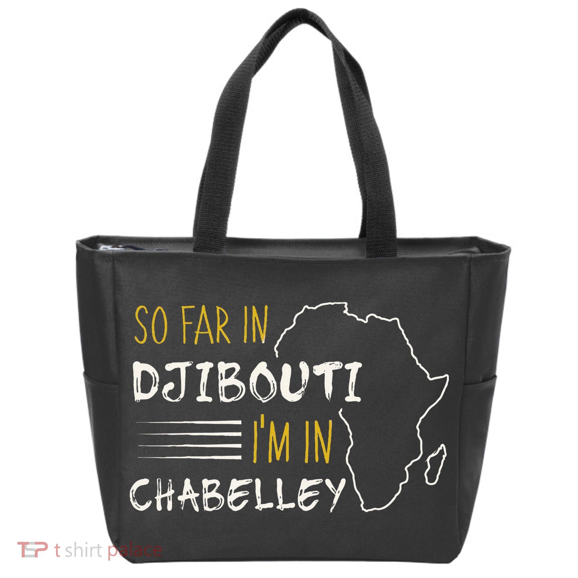 So Far In Djibouti IM In Chabelley Tote Bag