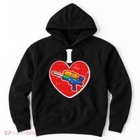 Summertime Fun I Love Super Soakers Water Guns Hoodie thumb 0