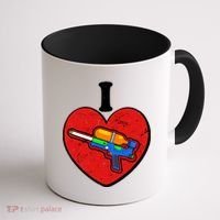 Summertime Fun I Love Super Soakers Water Guns Coffee Mug thumb 1