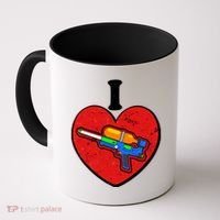 Summertime Fun I Love Super Soakers Water Guns Coffee Mug thumb 0
