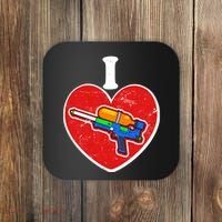 Summertime Fun I Love Super Soakers Water Guns Coaster thumb 0