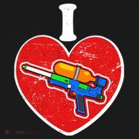 Summertime Fun I Love Super Soakers Water Guns Women's Hoodie thumb 2