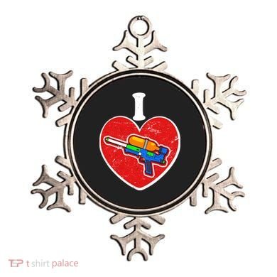 Summertime Fun I Love Super Soakers Water Guns Ornament
