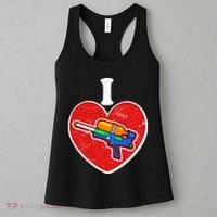 Summertime Fun I Love Super Soakers Water Guns Women's Tank Top thumb 3
