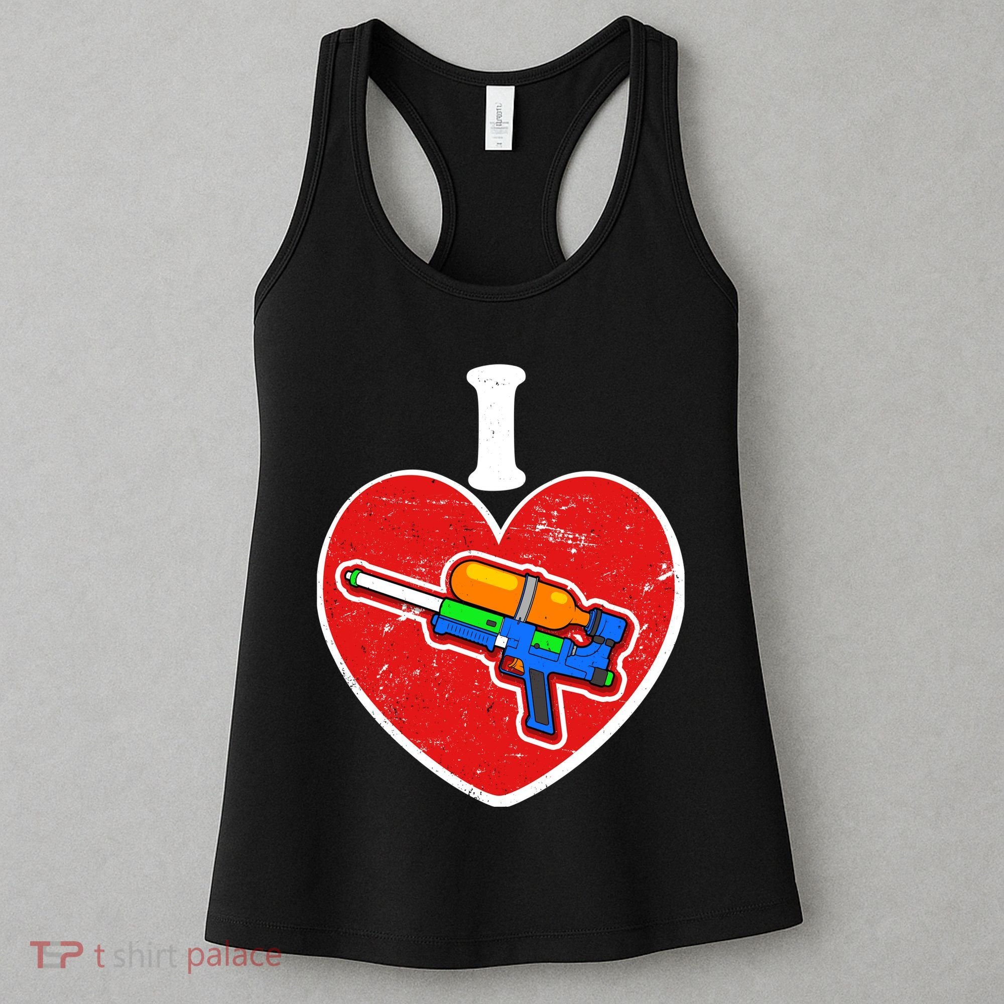 Summertime Fun I Love Super Soakers Water Guns Women's Tank Top