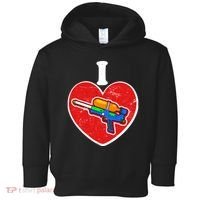 Summertime Fun I Love Super Soakers Water Guns Toddler Hoodie thumb 0