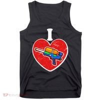 Summertime Fun I Love Super Soakers Water Guns Tank Top thumb 0