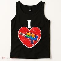 Summertime Fun I Love Super Soakers Water Guns Tank Top thumb 2