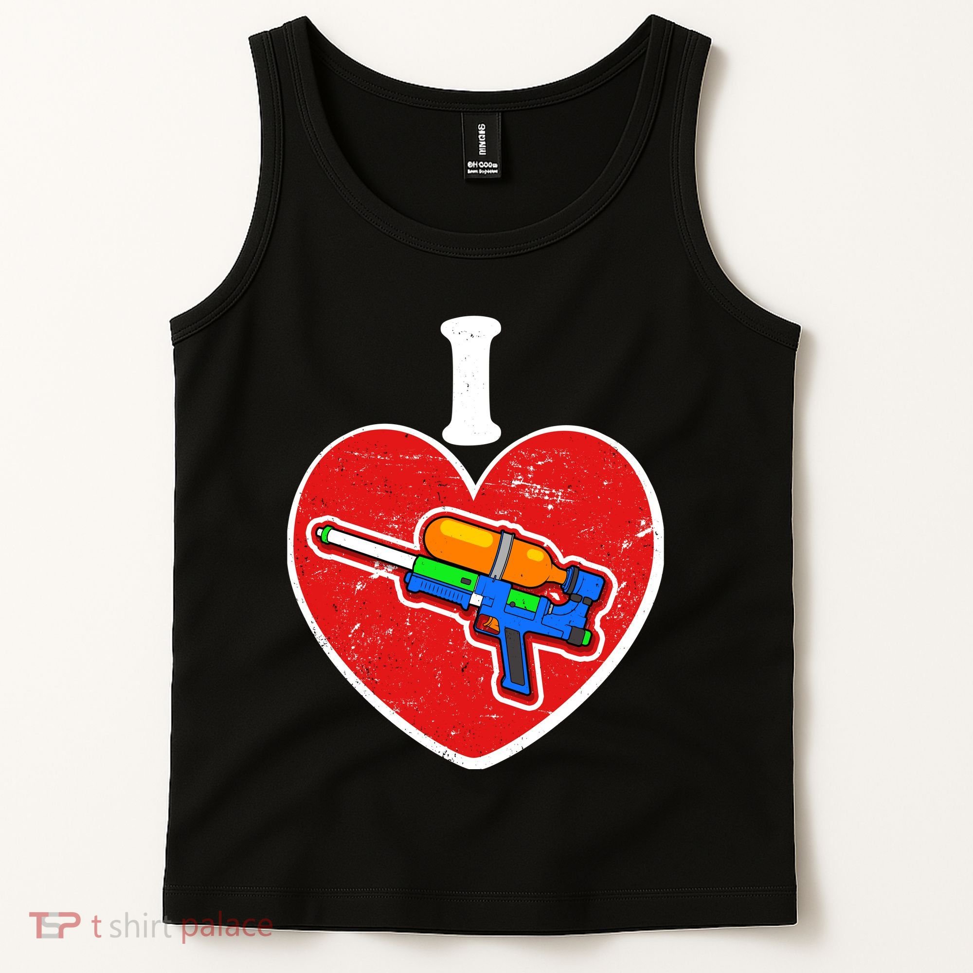 Summertime Fun I Love Super Soakers Water Guns Tank Top