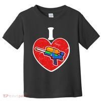Summertime Fun I Love Super Soakers Water Guns Toddler T-Shirt thumb 0