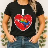 Summertime Fun I Love Super Soakers Water Guns Women's T-Shirt thumb 2