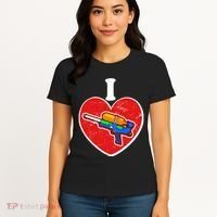 Summertime Fun I Love Super Soakers Water Guns Women's T-Shirt thumb 4