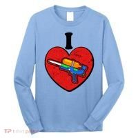 Summertime Fun I Love Super Soakers Water Guns Long Sleeve Shirt thumb 0