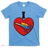Summertime Fun I Love Super Soakers Water Guns T-Shirt thumb 0