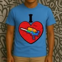 Summertime Fun I Love Super Soakers Water Guns T-Shirt thumb 3