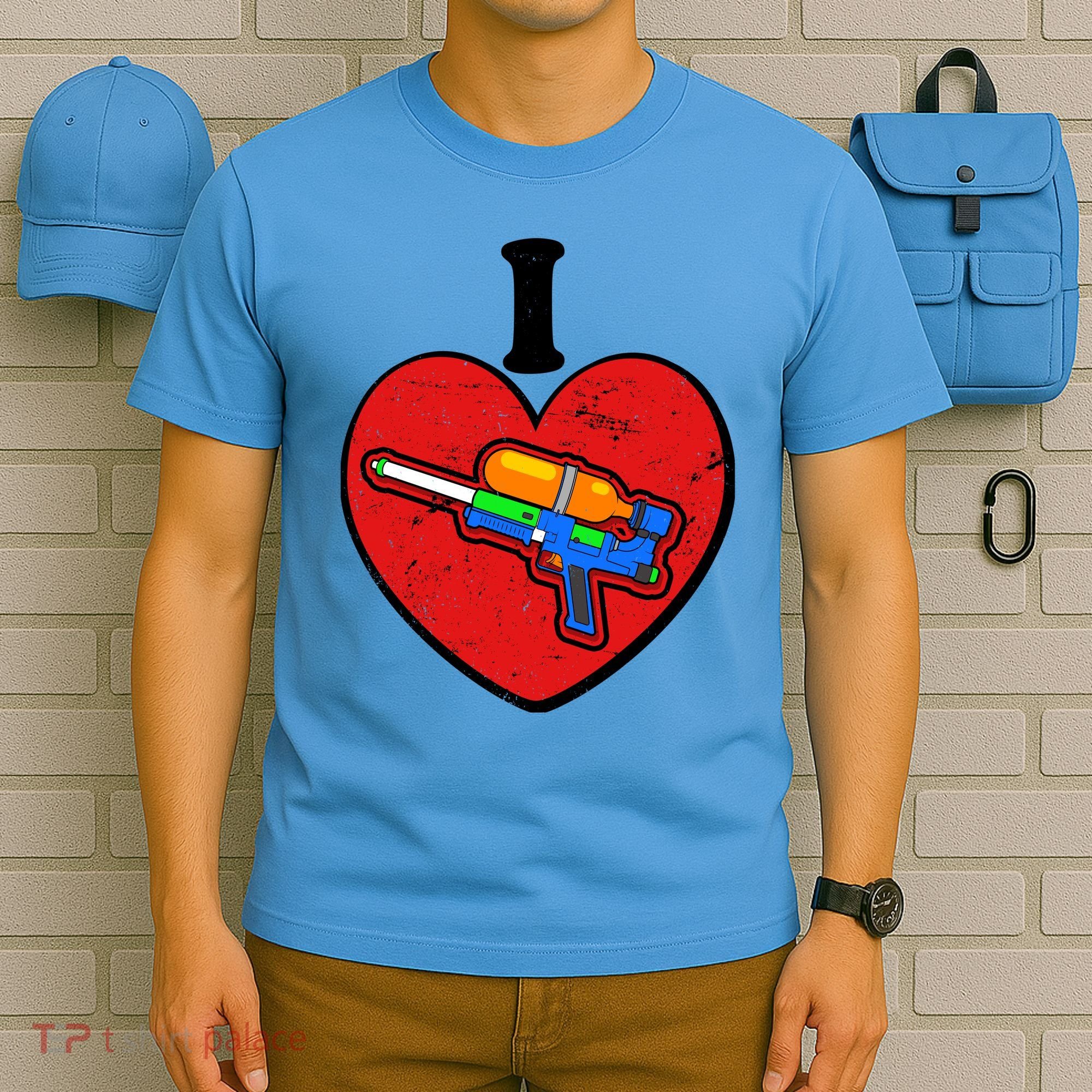 Summertime Fun I Love Super Soakers Water Guns T-Shirt
