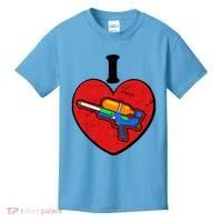 Summertime Fun I Love Super Soakers Water Guns Kids T-Shirt thumb 0