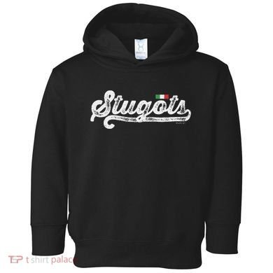 Stugots Funny Italian Saying Italy Flag White Vintage Script Toddler Hoodie