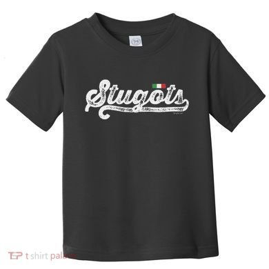 Stugots Funny Italian Saying Italy Flag White Vintage Script Toddler T-Shirt