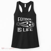 Soccer Futbol Is Life Women's Tank Top thumb 0