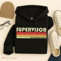 SUPERVISOR Funny Job Title Profession Birthday Worker Idea Hoodie thumb 4