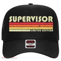 SUPERVISOR Funny Job Title Profession Birthday Worker Idea Hat thumb 0