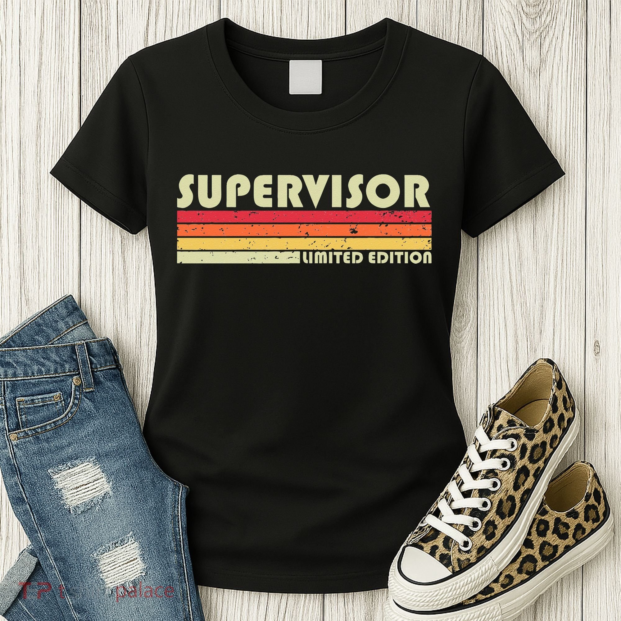 SUPERVISOR Funny Job Title Profession Birthday Worker Idea Women's T-Shirt
