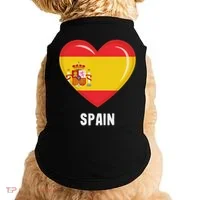Spain Flag Jersey Spanish Doggie Tank thumb 0