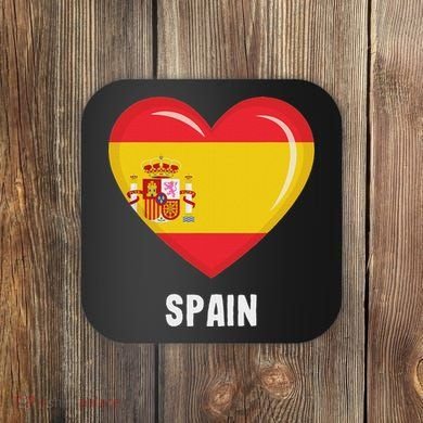 Spain Flag Jersey Spanish Coaster