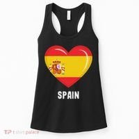 Spain Flag Jersey Spanish Women's Tank Top thumb 0