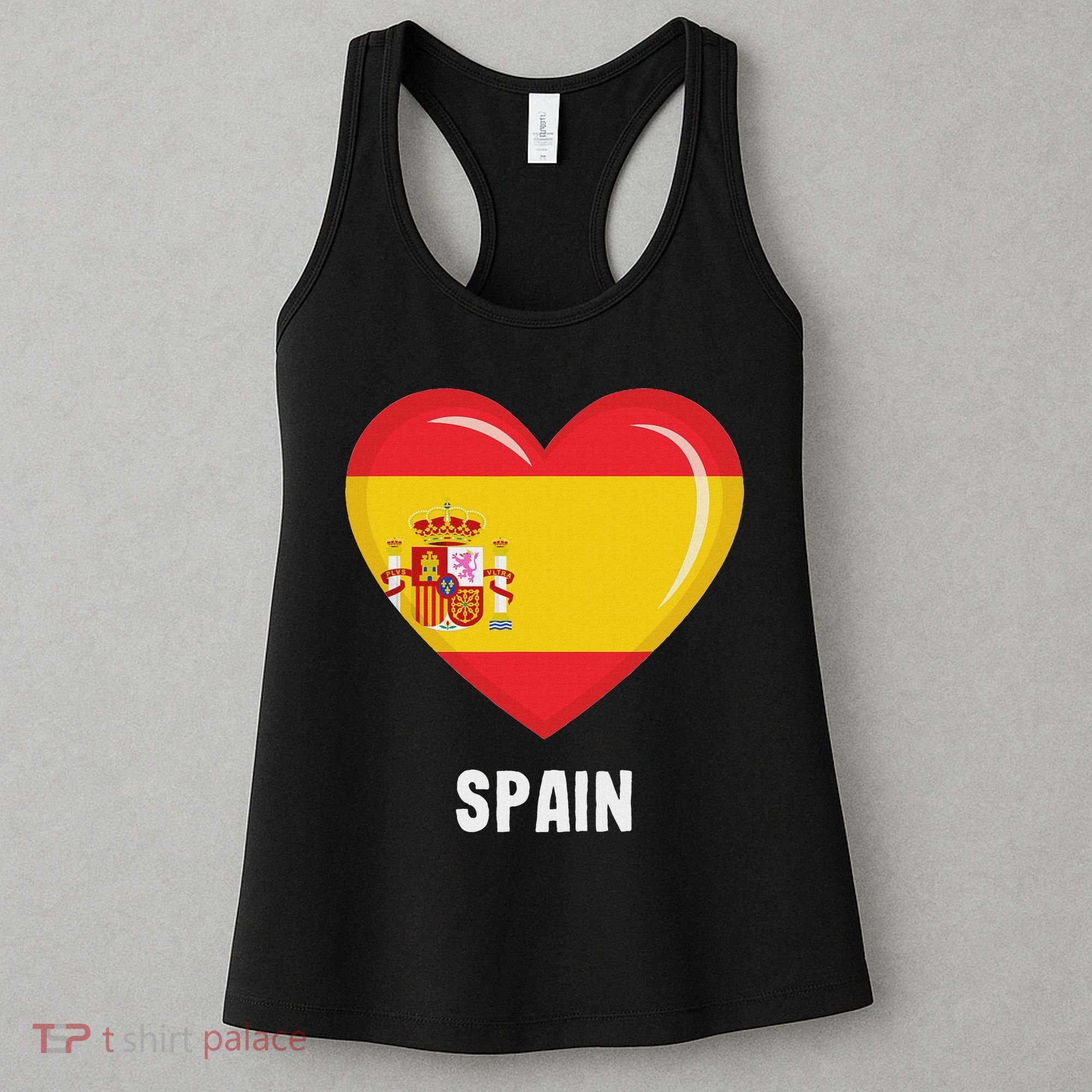 Spain Flag Jersey Spanish Women's Tank Top